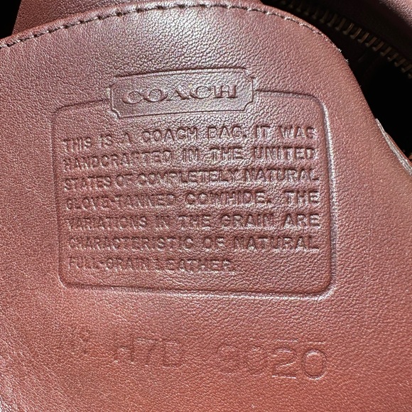 Vintage Coach Ergo Bag 9020 mahogany - Picture 11 of 12